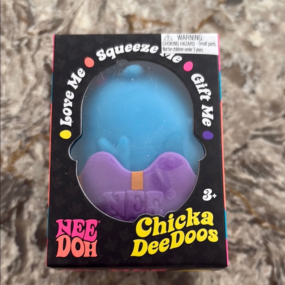 NeeDoh Chicka DeeDoos Squeeze Toy - Blue & Purple